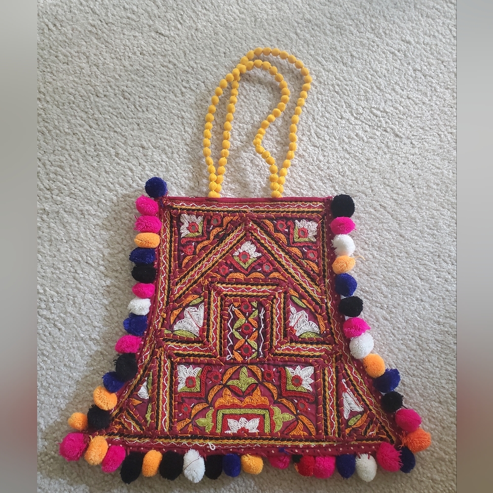Colorful Embroidered Mini Bag - Picture 2 of 3